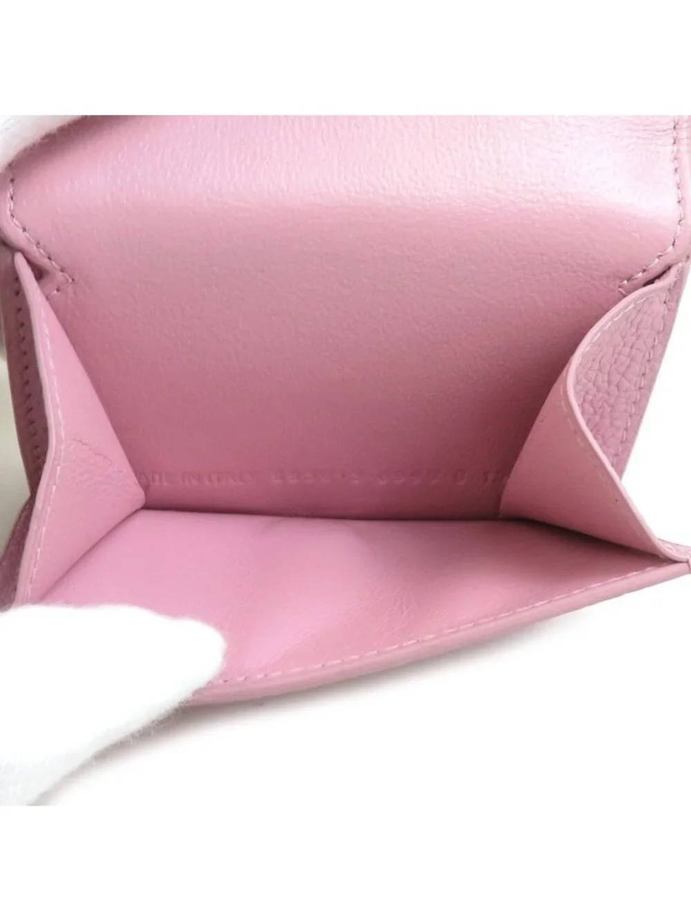Balenciaga Trifold Wallet Pink